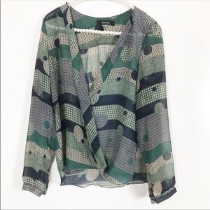 Stitch fix | 41 Hawthorn cross over blouse Sz S